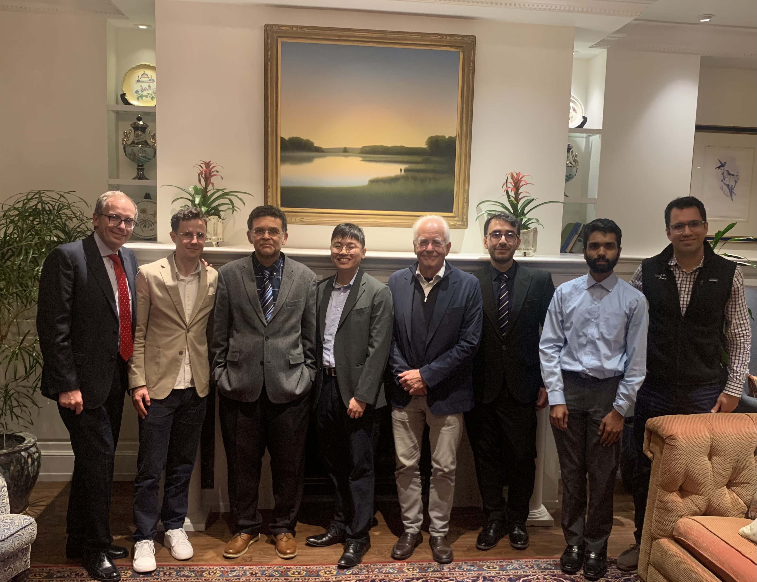 Melosh Medal finalists and judges at the reception